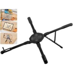 INF Support magnétique multifonction universel pour smartphone, tablette et ordinateur portable, avec 7 angles réglables Le noir