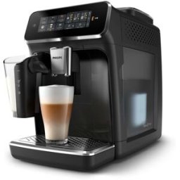 Philips Série 3300 Noir Brillant Ep3341/50 Machine Espresso Broyeur, 6 Boissons, Carafe Lattego