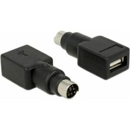 Delock lecteur, USB Adaptateur [1x PS/2 mâle - 1x USB-A femelle] 65898 0 mm