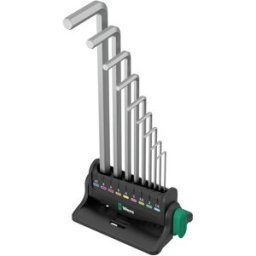 Wera 950/9 Hex-Plus 8 6 pans intérieurs Jeu de clés mâles coudées 9 pièces