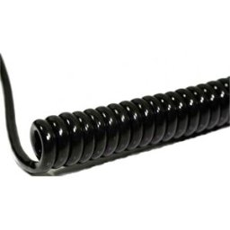 BKL Electronic 1506216 Câble spiralé Li12Y11Y 800 mm / 3200 mm 6 x 0.50 mm² + 6 x 0.50 mm² noir 1 pc(s)