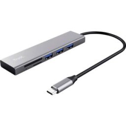Trust USB-C HUB & Chipkartenleser Lecteur de carte à puce