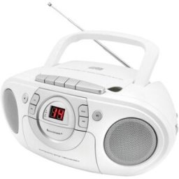 soundmaster SCD5100WE Radio-lecteur CD FM CD, AUX, Cassette, FM blanc