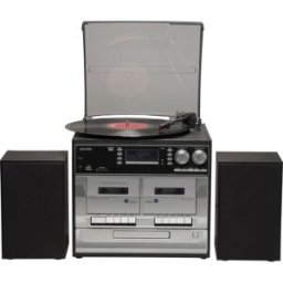 Denver MRD-166 Chaîne stéréo DAB+, Lecteur de disque, SD, FM, USB, fonction enregistrement 2 x 2 W noir