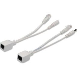 Set de câbles PoE (répartiteur + injecteur) Digitus DN-95001 10 / 100 MBit/s passif