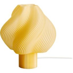 CRÈME ATELIER - Lampe de table Soft Serve - Jaune - PLA recyclé - Designer Crème Atelier