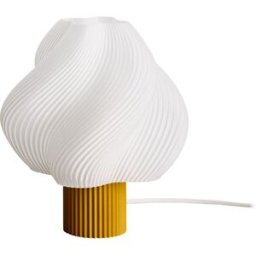 CRÈME ATELIER - Lampe de table Soft Serve - Jaune - PLA recyclé - Designer Crème Atelier