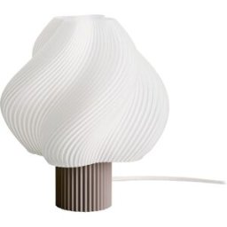 CRÈME ATELIER - Lampe de table Soft Serve - Marron - PLA recyclé - Designer Crème Atelier