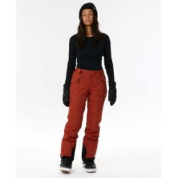 Rip Curl Pantalon de ski taille haute Rider Rouge brûlé S Female