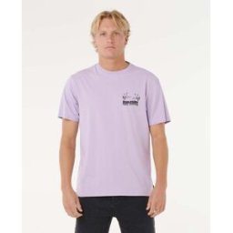 Rip Curl T-shirt à manches courtes Surf Trip Lavande glacée XS Male
