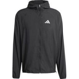 Adidas - Veste légère et coupe-vent - Run Essentials Jkt M Black - Taille S - Noir