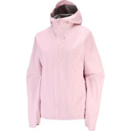 Salomon - Veste de trail imperméable et coupe-vent - Bonatti Pro Jkt W Icy Pink - Taille M - Rose