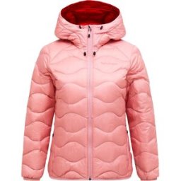 Peak Performance - Doudoune déperlante et coupe-vent - W Helium Down Hood Jacket Warm Blush Red Pompeian - Taille M - Rose