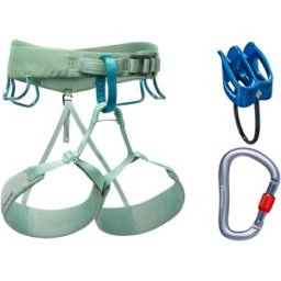 Black Diamond - Kit complet d'escalade - W Momentum Harness Package Desert Sage - Taille XS - Vert