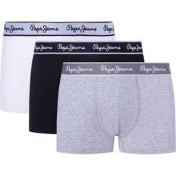 Pepe Jeans Boxers Pepe 3 Unités Grey Marl M Homme