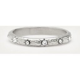 Bague Bold avec strass 'martelée' My Jewellery Argenté 17 femme