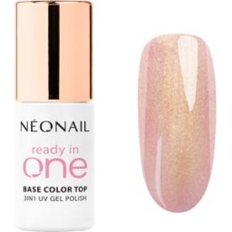 NEONAIL Ready In One 3in1 UV Gel Polish vernis à ongles gel à la poudre de diamant teinte 01 One Rose Glow 7.2 ml