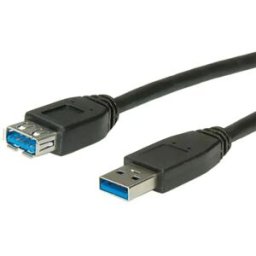 Roline Câble D´extension Usb-a 11.02.8977 Black One Size unisex