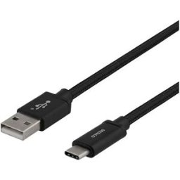 Deltaco Câble Usb-a Vers Usb-c Usbc-1134m Black One Size unisex