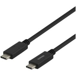 Deltaco Câble Usb-c Usbc-2002m Black One Size unisex