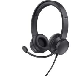 Trust Casque Avec Micro Hs-201 Usb Black One Size unisex