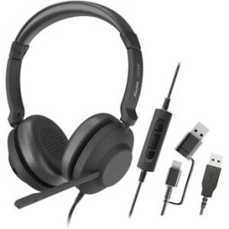 Axtel Casque Avec Micro One Uc Stereo Usb-c/a Black One Size unisex