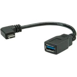 Roline Câble Usb-a Vers Usb-c 11.02.9031 Black One Size unisex
