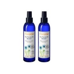 Florame Eau florale de bleuet bio - Lot de 2 x 200 ml - Lot 2 x 200 ml