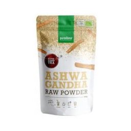 Purasana Super Food Tea Ashwagandha en Poudre Bio 100 g - Sachet 100 g