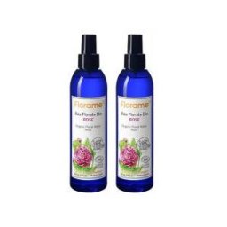 Florame Eau Florale de Rose Bio Melvita Lot de 2 x 200 ml - Lot 2 x 200 ml