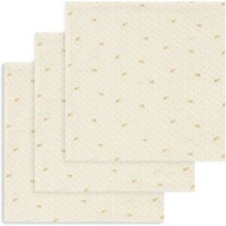 Konges Sløjd Langes en coton bio Lemon Dot - Set de 3 Jaune taille unique