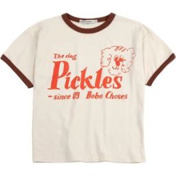 Bobo Choses T-shirt The Dog Pickles Coton Bio Blanc 4/5 ans