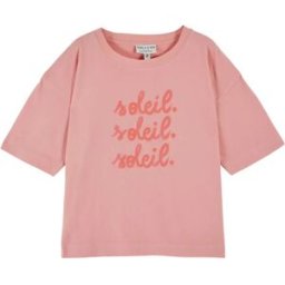 Emile et Ida T-shirt Soleil Coton Bio Rose M