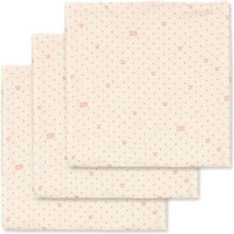 Konges Sløjd Langes en coton bio Cherry Dot - Set de 3 Rose taille unique