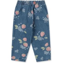 Konges Sløjd Jean Magot Fraises Coton Bio Bleu 5 ans