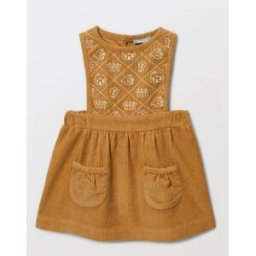 BOUT'CHOU Robe en velours brodée en coton BIO GOTS 9 mois
