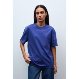 MONOPRIX T-shirt manches courtes avec broderie et imprimé en coton BIO GOTS L