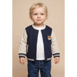 BOUT'CHOU Gilet col teddy en molleton en coton BIO GOTS 12 mois