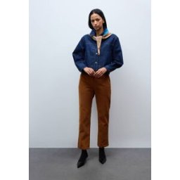 MONOPRIX Pantalon en velours droit en coton BIO GOTS 44