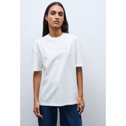 MONOPRIX T-shirt manches courtes avec broderie et imprimé en coton BIO GOTS S