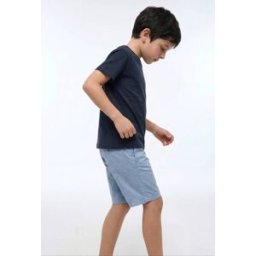 MONOPRIX Bermuda droit uni en coton BIO GOTS 12 ans