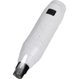 INF Broyeur d'ongles rechargeable pour chats et chiens, 3 têtes, 16 vitesses, écran LCD et faible bruit Blanc