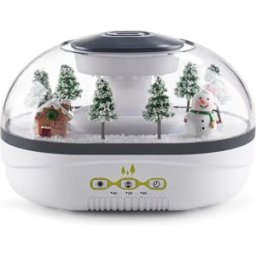 INF Humidificateur paysager avec diffuseur d'arôme, veilleuse douce et minuterie 2 ou 4 heures