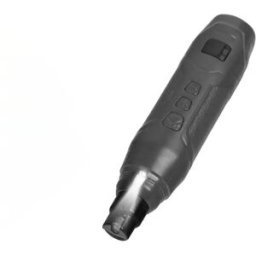INF Broyeur d'ongles rechargeable pour chats et chiens, 3 têtes, 16 vitesses, écran LCD et faible bruit Le noir