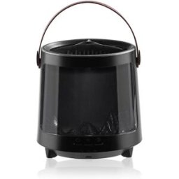 INF Humidificateur méduse V93 à brume ultrasonique, diffuseur d'arôme, lumière aurore RGB et alimentation USB Le noir
