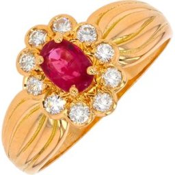 Gemme-les-bijoux Bague rubis 0.39