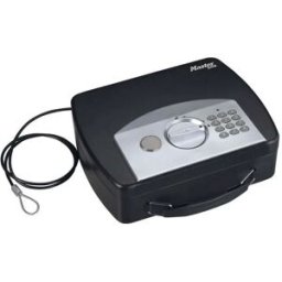 Master Lock Coffre-fort Portable P008ml Black / Silver One Size