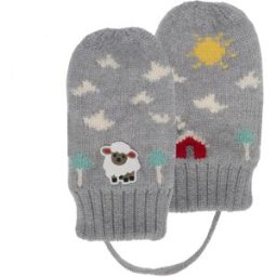 Isotoner - Moufles Enfant 2/4 ans Maille Mouton Gris gris 2/4ans Mixte bébé