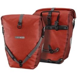 Ortlieb - Sacoches 2 x 20L pour roue arrière - Back-Roller Plus CR QL2.1 40L Salsa/Dark Chili - Rouge