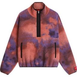 The North Face - Polaire douce et chaude - M TNF Red Box Printed 1/2 Zip Fleece Grounded Plum 1989 Cata - Taille S - Violet
